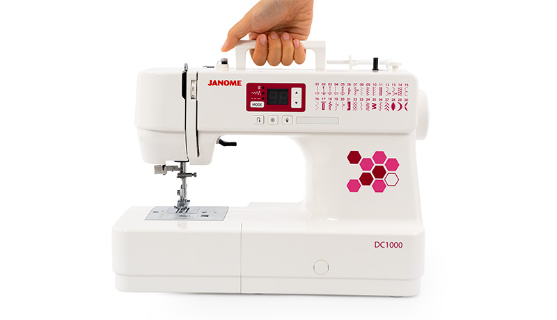 Janome DC1000 Portable Design with Integrated Handle